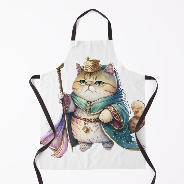Item preview, cute cat king with jewels designed and sold by OHNS Corner.