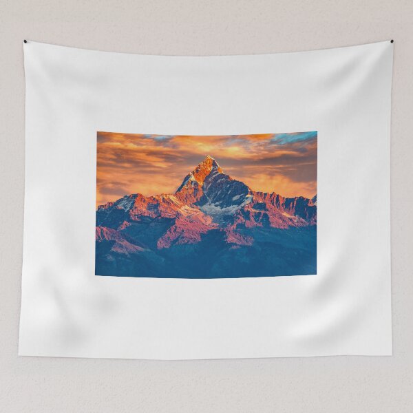 Item preview, Beautiful Cloudy Sunrise Mountain View With Snow Ridge From Himalaya designed and sold by JTS STORE.