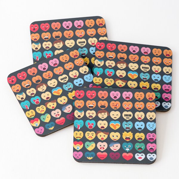 Item preview, candi emoji valentine hearts designed and sold by artfullyprompt.