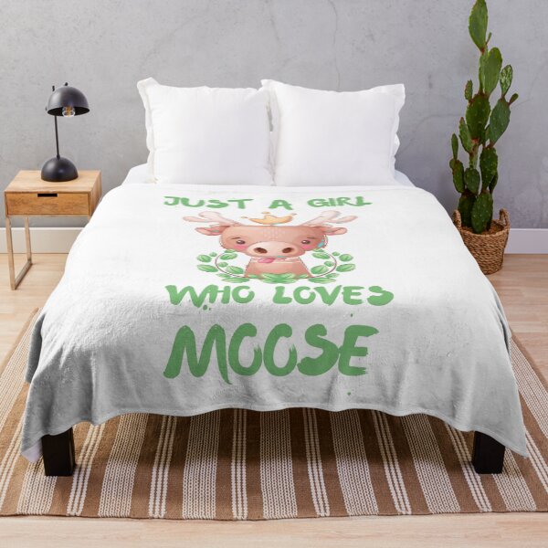 Item preview, Just A Girl Who Loves Moose designed and sold by DSC-Fashion.