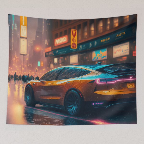 Item preview, Un coche eléctrico en la ciudad que nunca duerme designed and sold by Manuel Rinaldi.