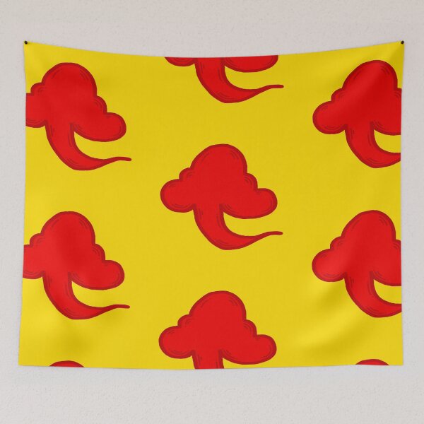 Item preview, Red Chinese Cloud in oil painting style  designed and sold by pamaripai.