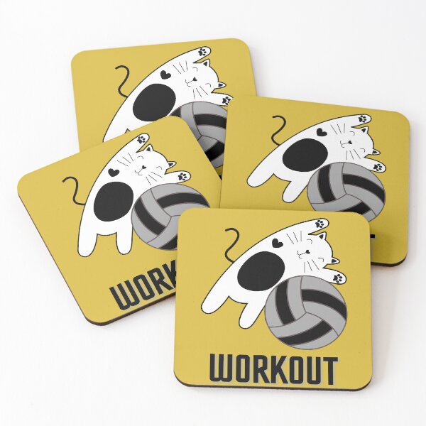 Item preview, Fit Cat Volleyball Workout  designed and sold by ChristCentered.