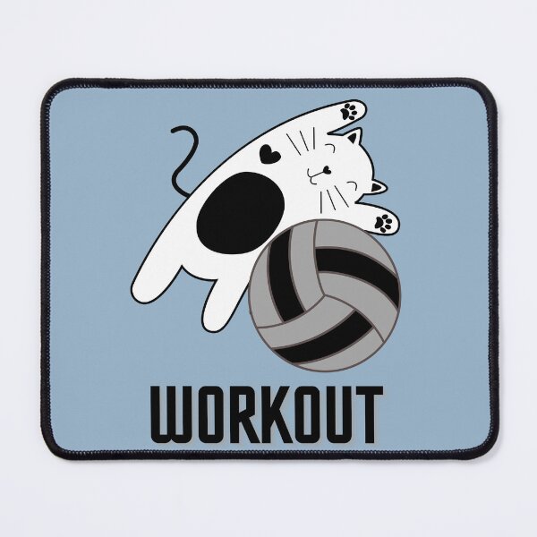 Item preview, Fit Cat Volleyball Workout  designed and sold by ChristCentered.