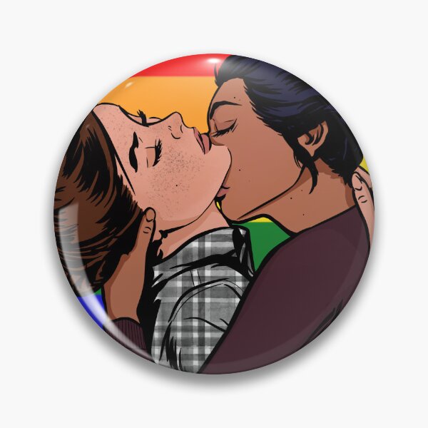 Item preview, Ellie and Dina - LGBTQ+ Flag - Polaroid designed and sold by gaslight-n.