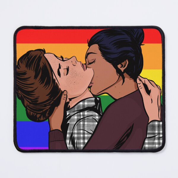 Item preview, Ellie and Dina - LGBTQ+ Flag - Polaroid designed and sold by gaslight-n.