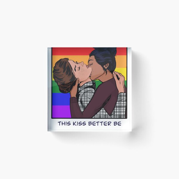 Item preview, Ellie and Dina - LGBTQ+ Flag - Polaroid designed and sold by gaslight-n.