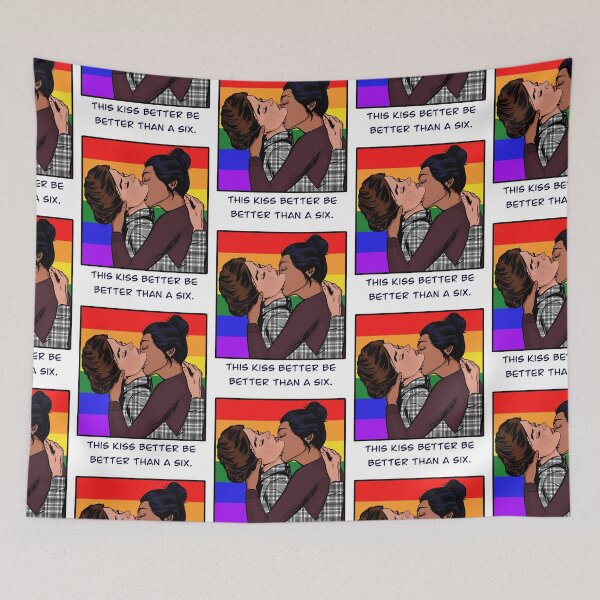 Item preview, Ellie and Dina - LGBTQ+ Flag - Polaroid designed and sold by gaslight-n.