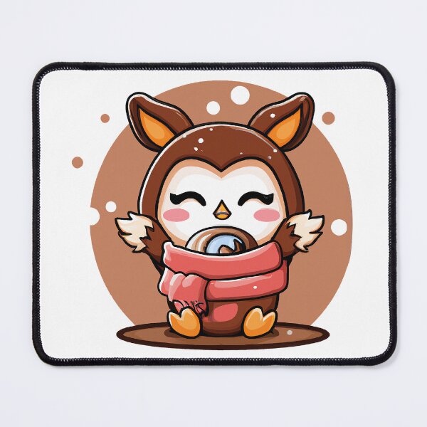 Item preview, Chibi Owl In A Scarf designed and sold by OlivDesignsCo.
