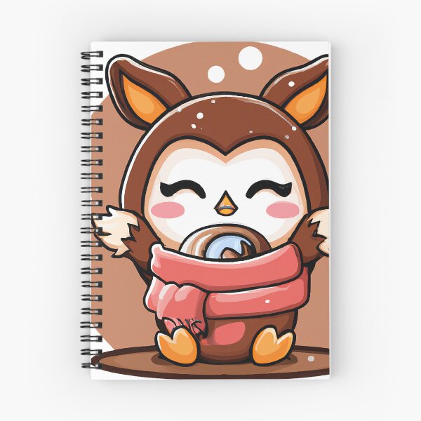 Item preview, Chibi Owl In A Scarf designed and sold by OlivDesignsCo.