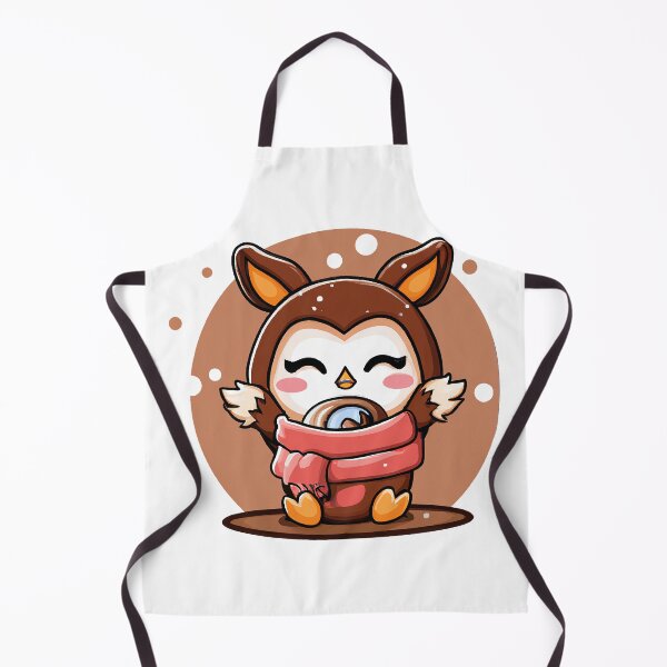 Item preview, Chibi Owl In A Scarf designed and sold by OlivDesignsCo.