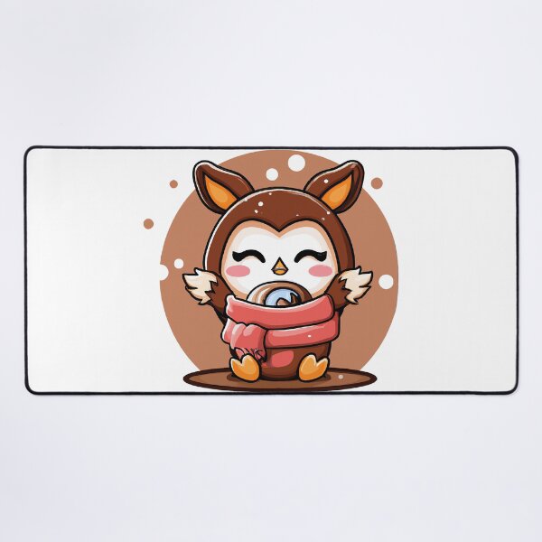 Item preview, Chibi Owl In A Scarf designed and sold by OlivDesignsCo.