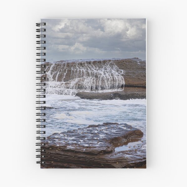Item preview, Ocean Rolls Over Large Boulder designed and sold by Martin Berry Photography.