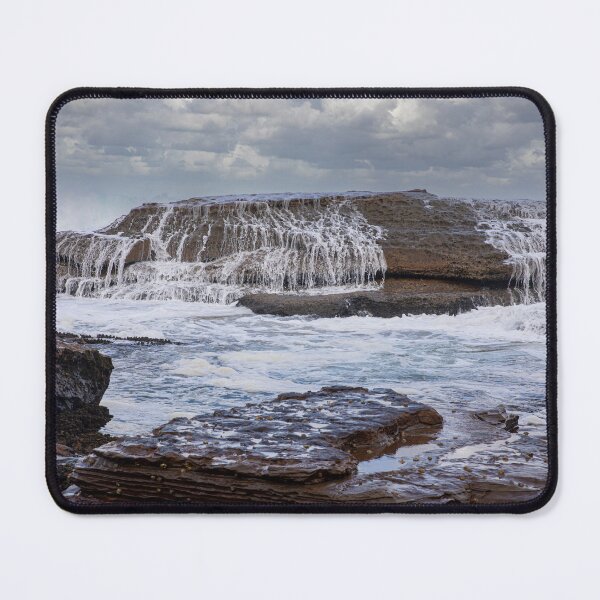 Item preview, Ocean Rolls Over Large Boulder designed and sold by Martin Berry Photography.