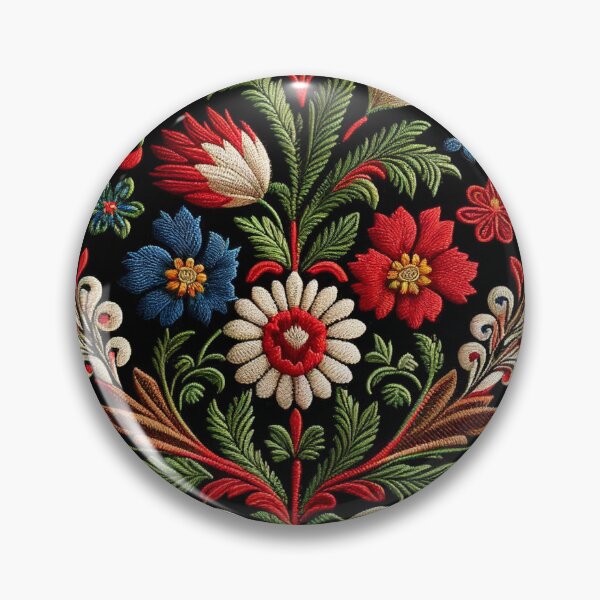 Item preview, Traditional Portuguese Style Folk Embroidery Pattern designed and sold by Orianah.