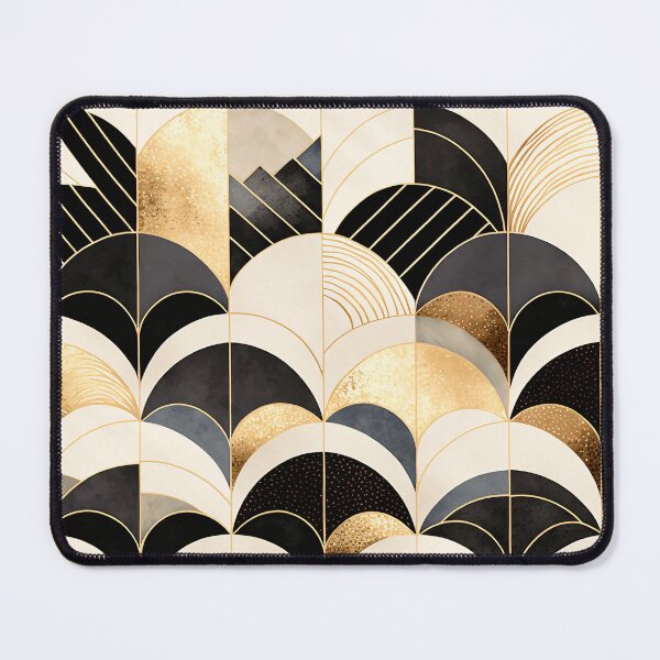 Item preview, Pattern - black/gold impression v0.2 designed and sold by EnjoyDigitalArt.