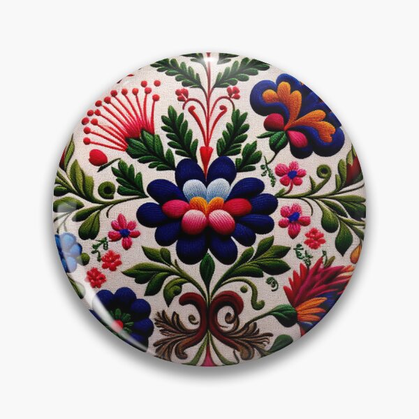 Item preview, Traditional Portuguese Style Folk Embroidery Pattern designed and sold by Orianah.