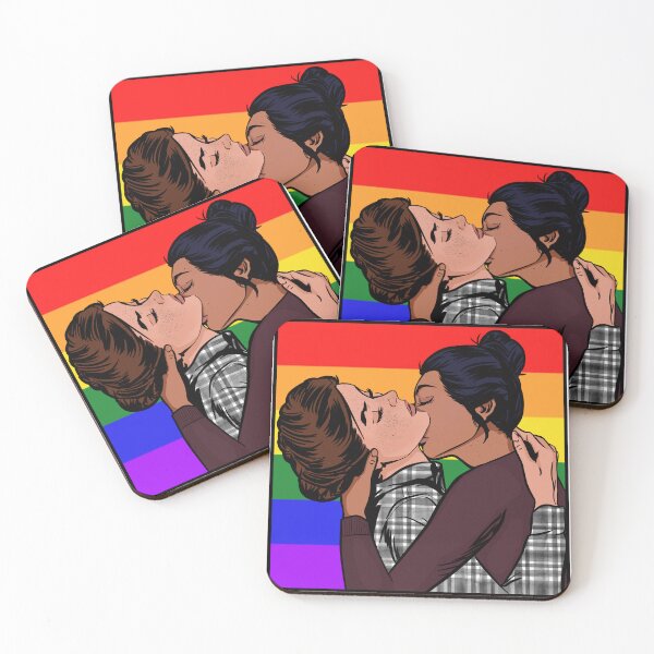 Item preview, Ellie and Dina - LGBTQ+ Flag designed and sold by gaslight-n.