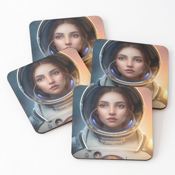 Aperçu de l'œuvre Fille astronaute créée et vendue par LeveLpLus.