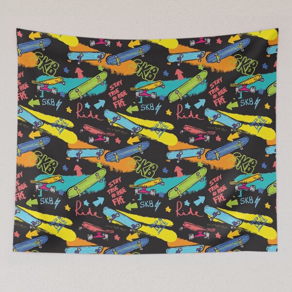Item preview, Skateboard Pattern, Skate Pattern, designed and sold by Skateboard-Art.
