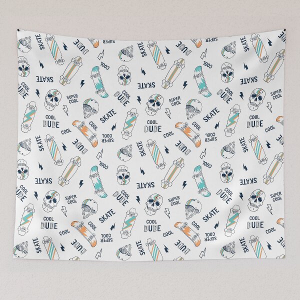 Item preview, Skateboard Pattern, Skate Pattern, designed and sold by Skateboard-Art.