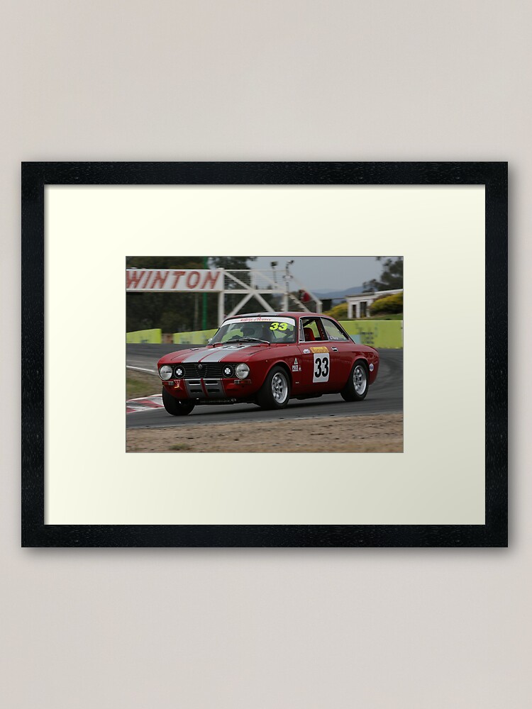 Alternate view of Racing Red Framed Art Print