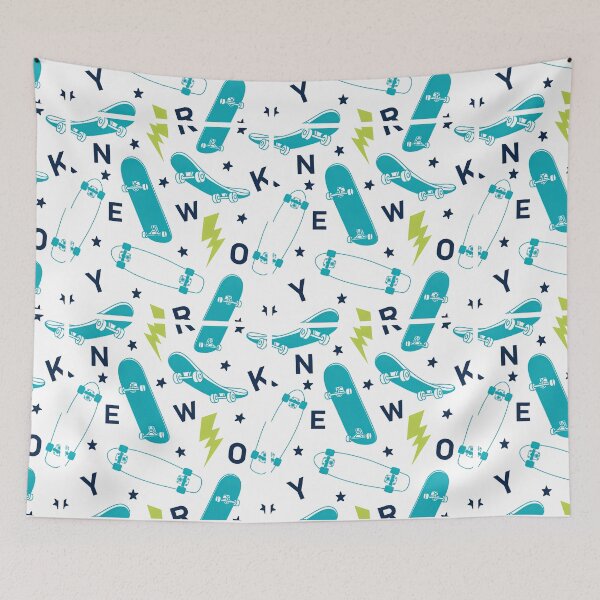 Item preview, Skateboard Pattern, Skate Pattern, designed and sold by Skateboard-Art.