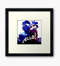 Allo! Framed Print