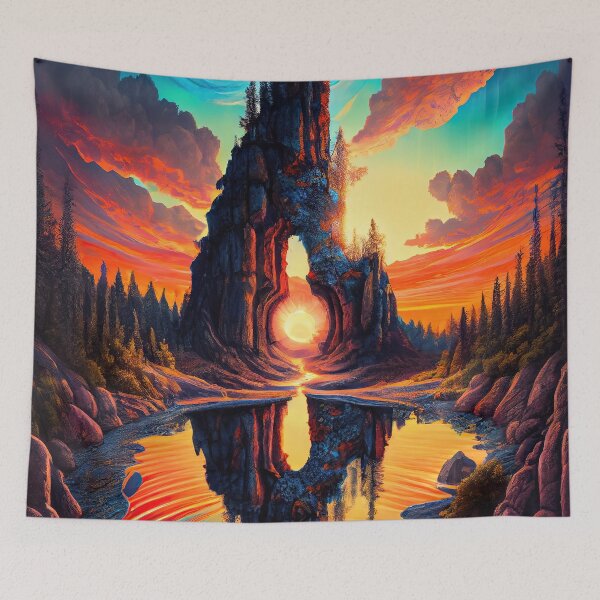 Item preview, Serenity at Sunset designed and sold by OccultDreams.
