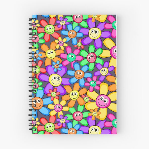 Item preview,  Happy Face Retro Flowers Design designed and sold by Jandsgraphics.