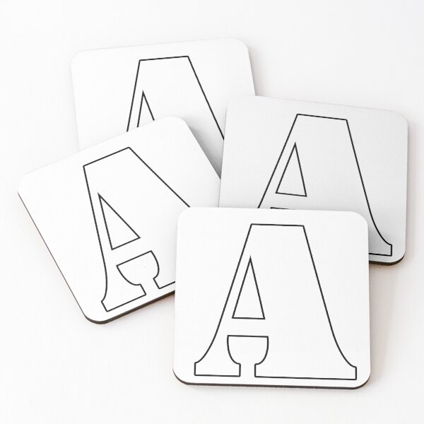 Item preview, Letter A Monogram Retro designed and sold by Dirtcheapartist.