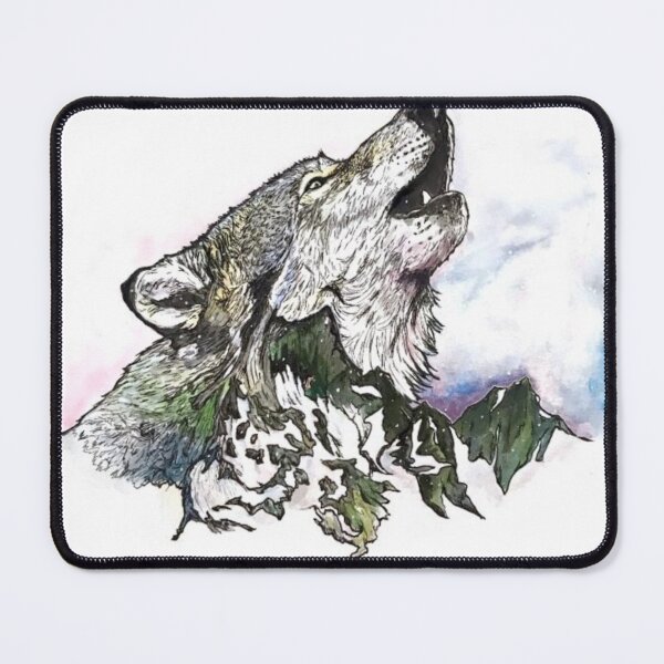 Item preview, aurora moore wolve howling designed and sold by sbrstore.