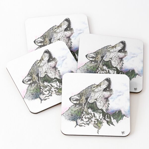 Item preview, aurora moore wolve howling designed and sold by sbrstore.