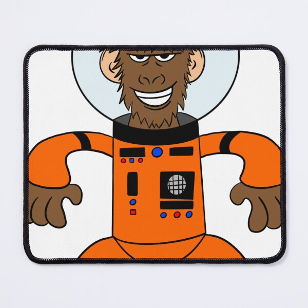 Item preview, Astronaut monkey (orange jumpsuit) designed and sold by Givon Stiles.