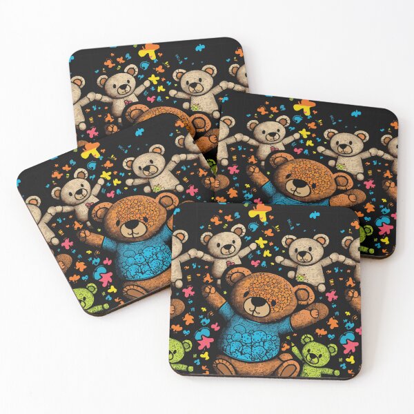Item preview, Teddies & balloons - seamless pattern (2/4) designed and sold by sabantha.