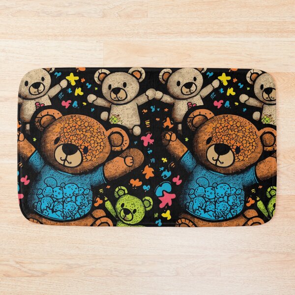 Item preview, Teddies & balloons - seamless pattern (2/4) designed and sold by sabantha.