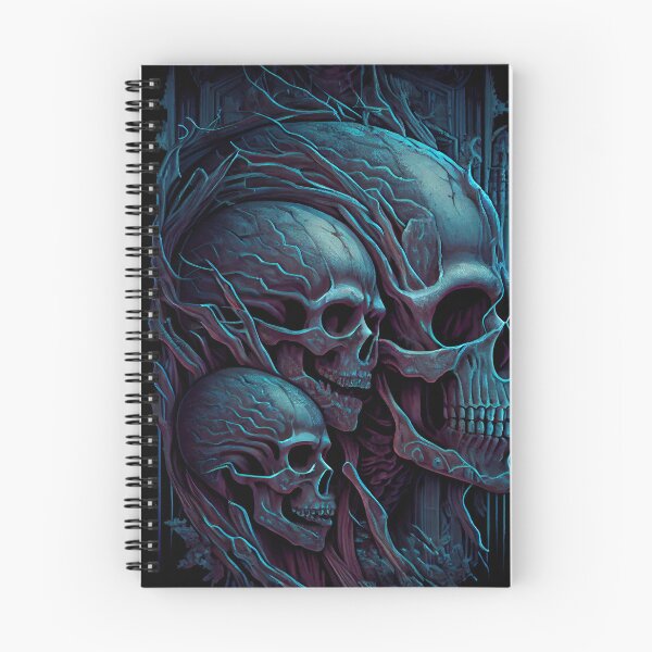 Item preview, Blue Catacomb Skulls designed and sold by OccultDreams.