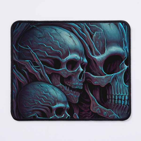 Item preview, Blue Catacomb Skulls designed and sold by OccultDreams.