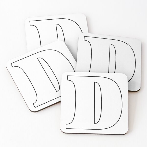 Item preview, Letter D Monogram Retro designed and sold by Dirtcheapartist.
