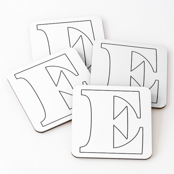 Item preview, Letter E Monogram Retro designed and sold by Dirtcheapartist.
