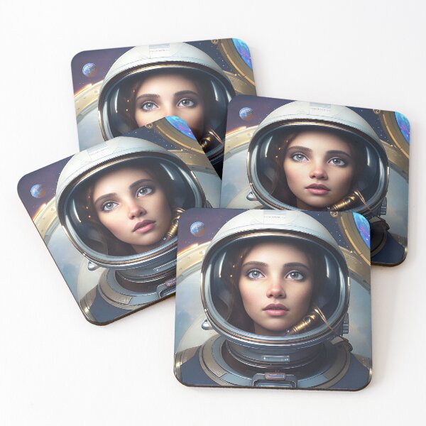 Aperçu de l'œuvre Astronaute blanc créée et vendue par LeveLpLus.