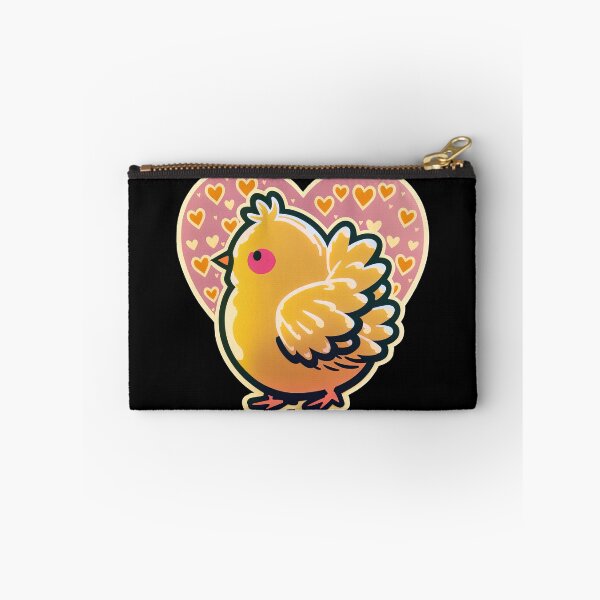 Aperçu de l'œuvre Love Chick, Chicken Lovers, Distance Is Temporary, Meaningful Gift, Sweet Valentines Anniversary Design, Gift créée et vendue par MorphicPrints.