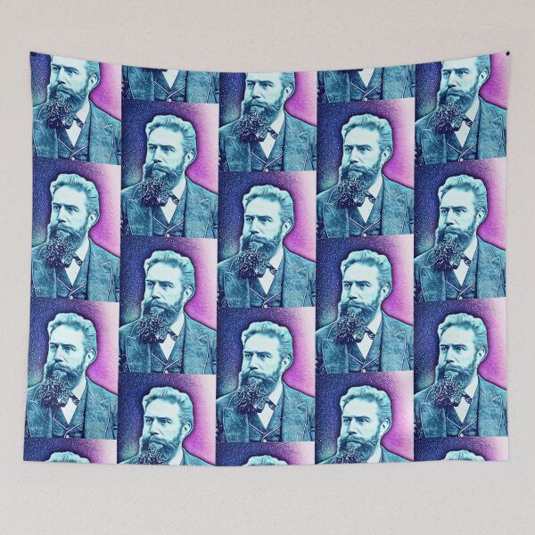 Artikelvorschau, Wilhelm Röntgen Kunstwerk | Wilhelm Röntgen Porträt | Wilhelm Röntgen Wandkunst entworfen und verkauft von Suyogsonar25.