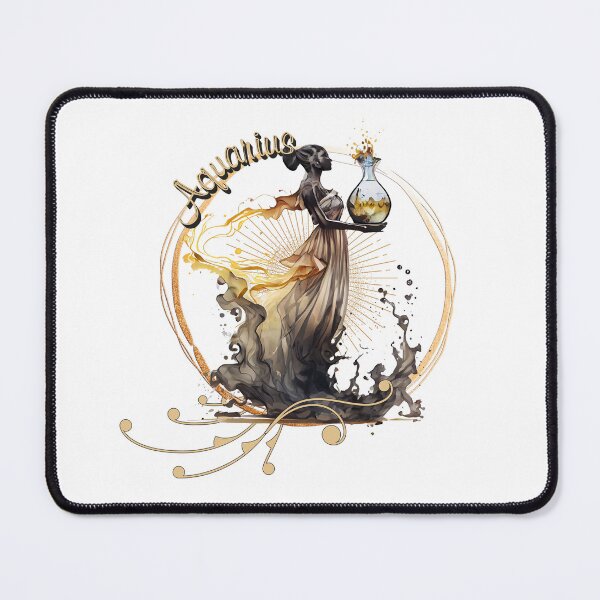 Item preview, Beautiful Aquarius Woman Ready to Quench the World's Thirst A Zodiac Gift designed and sold by WhitePinesVale.