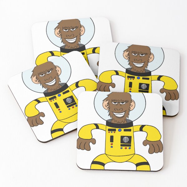 Item preview, Astronaut monkey (yellow) designed and sold by Givon Stiles.
