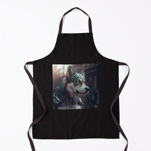 Item preview, Siberian husky cyberpunk technology designed and sold by ARTeez⭐️⭐️⭐️⭐️⭐️.