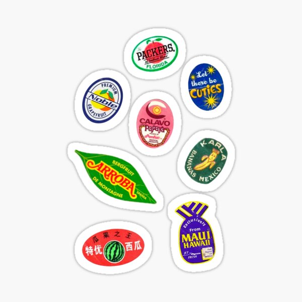 Autocollants de fruits Sticker
