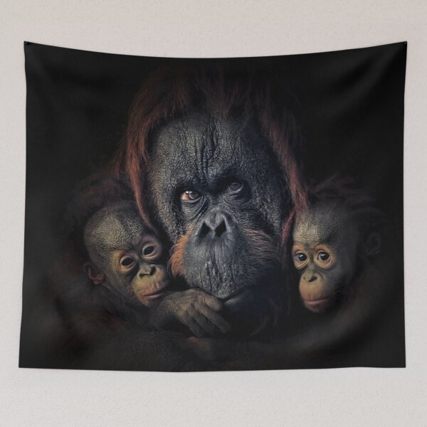 Item preview, Mother Monkey and Baby Monkey designed and sold by NTGUILTY.