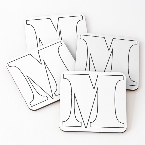 Item preview, Letter M Monogram Retro designed and sold by Dirtcheapartist.