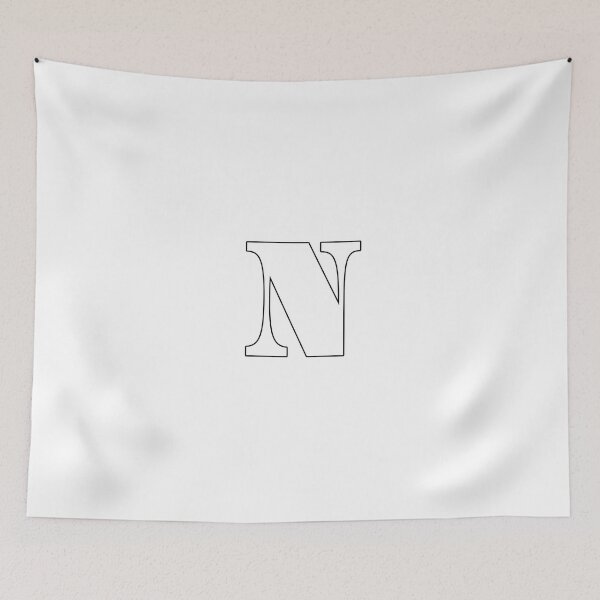 Item preview, Letter N Monogram Retro designed and sold by Dirtcheapartist.